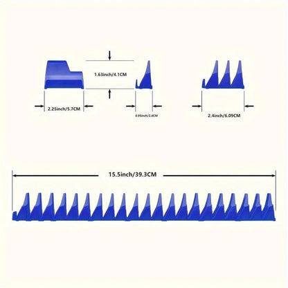 20-Pocket Magnetic Hex-Shaped Modular Toolbox Holder Storage Organizer for Spanners, Durable Plastic Construction