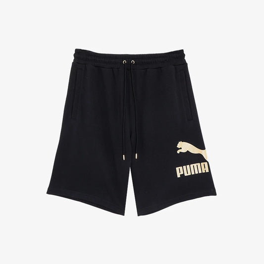 Puma Genuine Product 2024 Summer New Unisex Drawstring Casual Shorts 626881-01