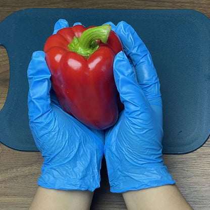 30/70/120PCS Disposable Blue Nitrile Gloves Suitable for Home Hotel Cleaning Baking Bread Kitchen Cleaning Gloves And Tools