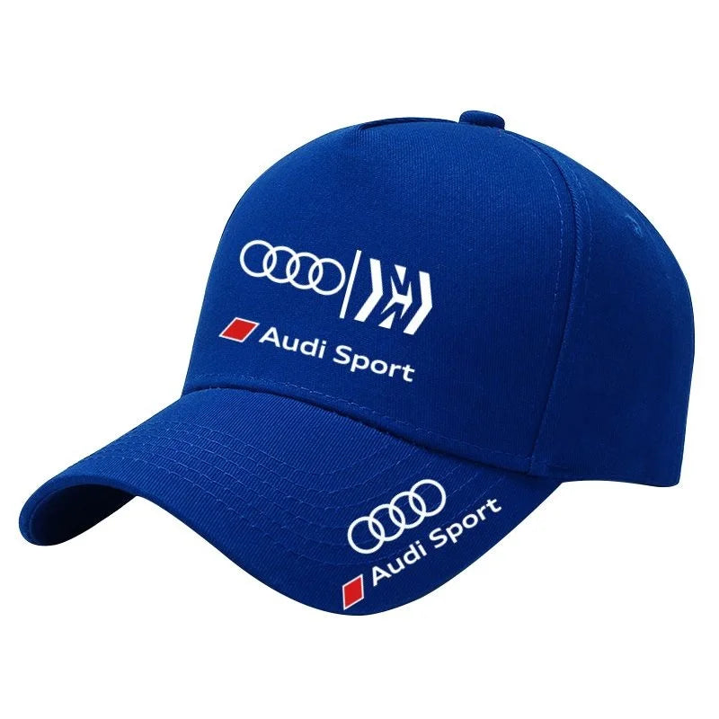 2025 Audi RS Fashion Sports Baseball Hat Outdoor Sunshade Hat Car Enthusiasts Duck Tongue Hat Sweat Absorber