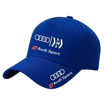 2025 Audi RS Fashion Sports Baseball Hat Outdoor Sunshade Hat Car Enthusiasts Duck Tongue Hat Sweat Absorber