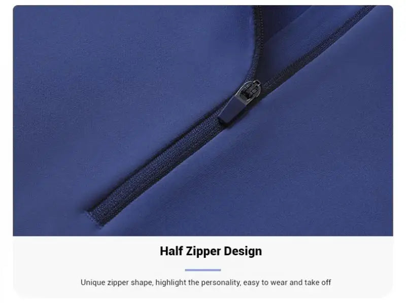 (S-2XL)Quick Dry Running T-shirt Men Zipper Stand Collar Sweatshirt Exercise Traning Fitness Tops Long Sleeve Sport Tee Shirt