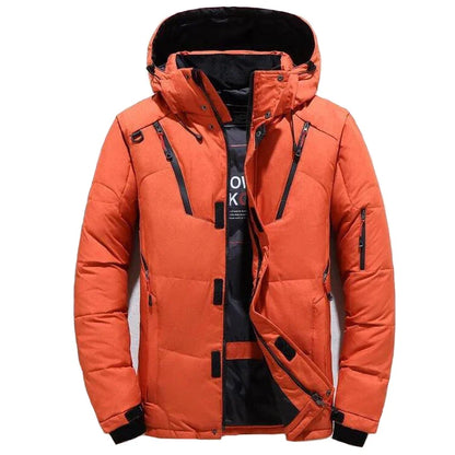 Winter Jacket Men Casual Down Warm Hooded Coats Mens Fashion Outwear Windbreaker Thicken Parkas Casaco Masculino Brand Clothing