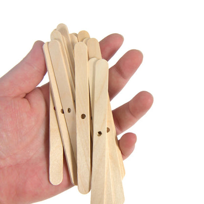 50pcs Multiple Styles Wooden Candle Wick Holder DIY Scented Candle Making Tool Wick Centering DIY Candle Making Mixing tools