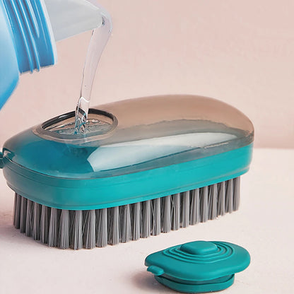 Multifunctional Automatic Liquid Cleaning Brush Soft Shoe Brush  Clean Wash Shoe Artifact Laundry Brush Household Brush Clothes