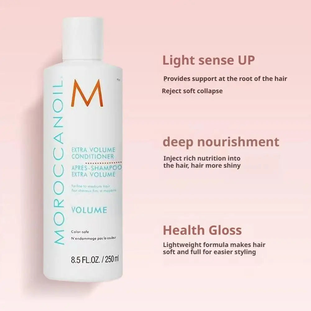 250ML Voluminous Moisturizing Shampoo Smooth Hair Care Conditioner Hair Repairs Gently Cleanses Deeply Nourishing The Scalp