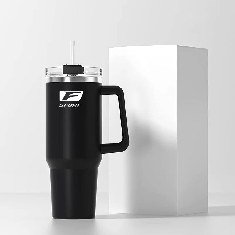 1200ML Stainless Steel Thermos Cup Car Accessories Coffee Mug For Lexus FSPORT LBX NX RX 350h 450h ES UX 300e GS GX IS LS LX CT