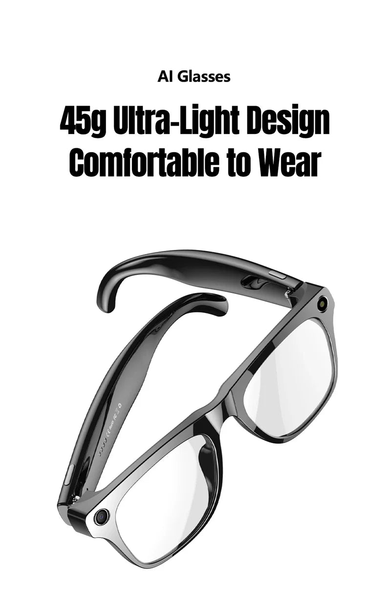 Xiaomi Smart AI Glasses HD 8K Photochromic Multifunction Bluetooth Calling Voice Assistant Music Player Translate Camera Glasses