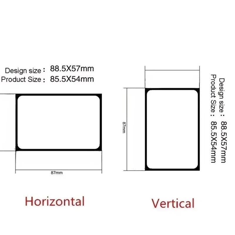 100/200/500 PCS Transparent PVC Business Card Colorful Printing Personalized LOGO Text Thank You Card Free DESIGN 0.38mm