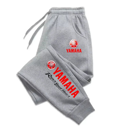 Yamaha men's casual fleece sports pants long running pants soft and comfortable sweatpants autumn and winter