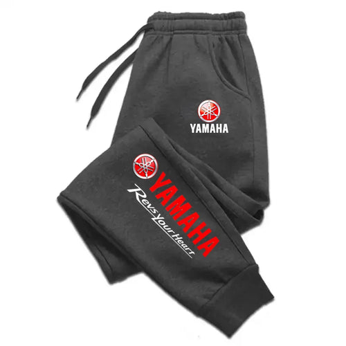 Yamaha men's casual fleece sports pants long running pants soft and comfortable sweatpants autumn and winter