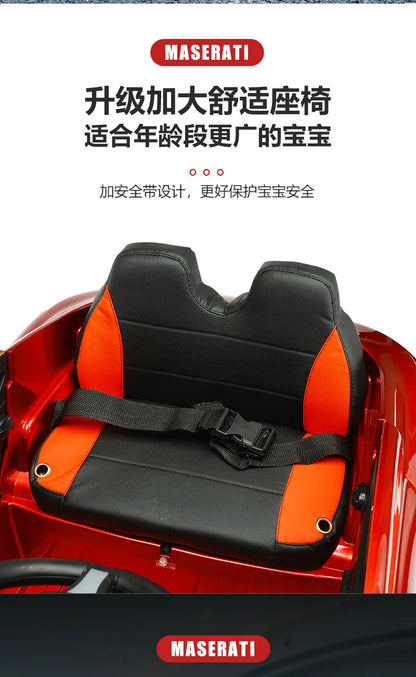 12V Big Battery 4 Drive Load 50KG New Children's Electric Vehicle Remote Control Charging Baby Toy Car Seatable Carriage