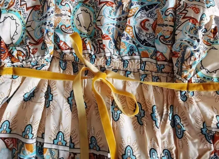 Indian Dress for Women Summer Embroidery Chic Elegant Party Dresses Clothes Vintage Long Maxi Prom Bohemian Beach Robe Vestidos