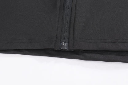 Winter Mens Running Jackets Long Sleeve Full Zipper Training Shirts Workout Sports Sweatershirt Sportswear Elastic Reflective