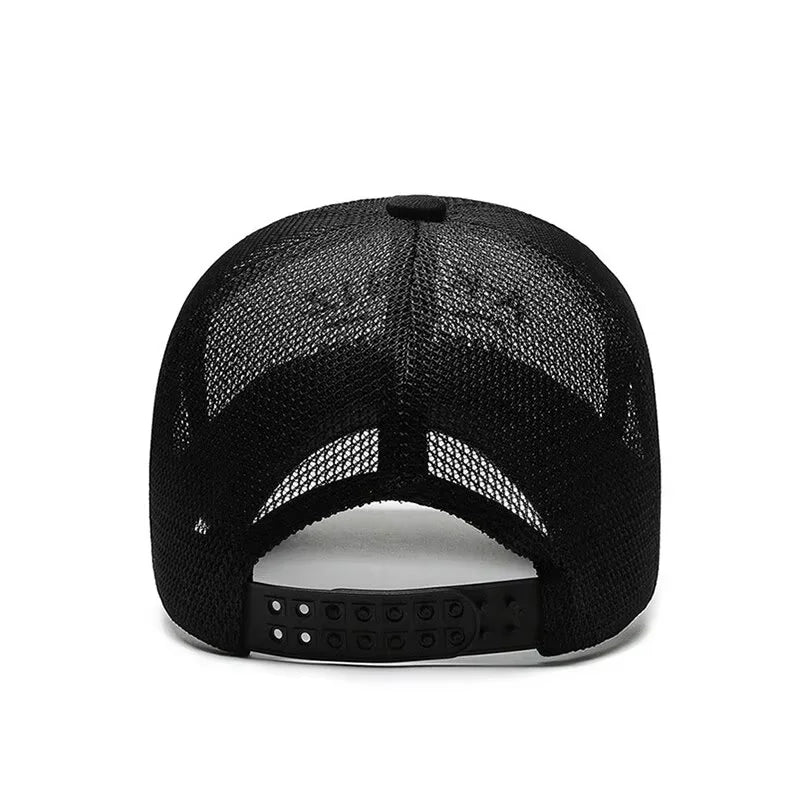 Summer Hats For Men And Women Mesh Baseball Caps Fashion Embroidered Visor Hat Outdoor Embroidered Letter Sun Protection Hat