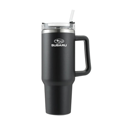 1200ML Insulated Tumbler with Handle Straw Travel Cup Coffee Cup For Subaru STI WRX 2006 XV Forester Impreza Crosstrek Legacy