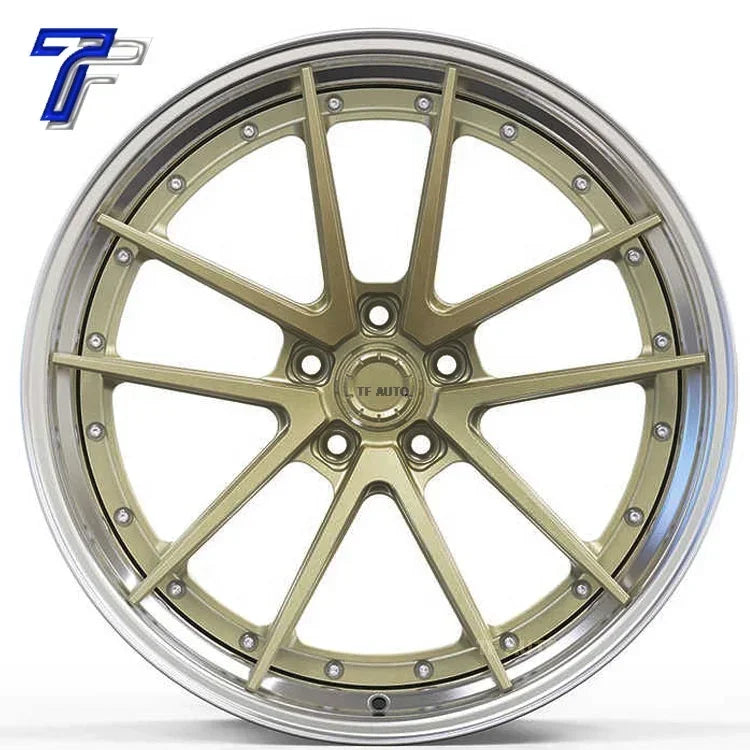 2 pieces Passenger Car 5X120 Deep Dish Forged Alloy Rims Wheels 19*8.5J