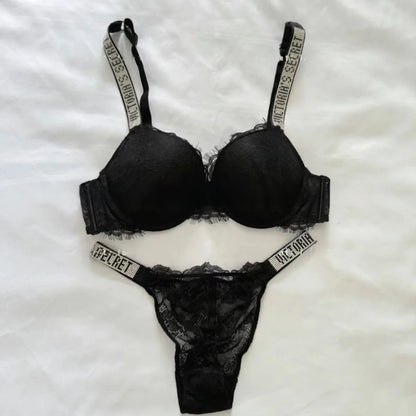 Sexy Diamond Lingerie Set Thickened Shaping Adjustable Bra Ensemble Comfortable Gathered Upper Lift Traditional Style Luxury...