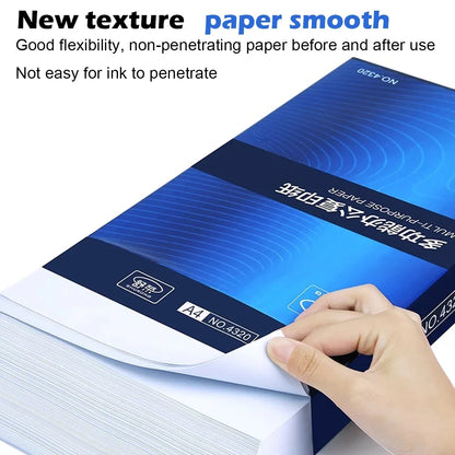 500/2500 Sheets A4 Copy Paper 70g/80g Printing Paper Full Box Batch Double-sided Office/home Use Scratch Paper Stationery