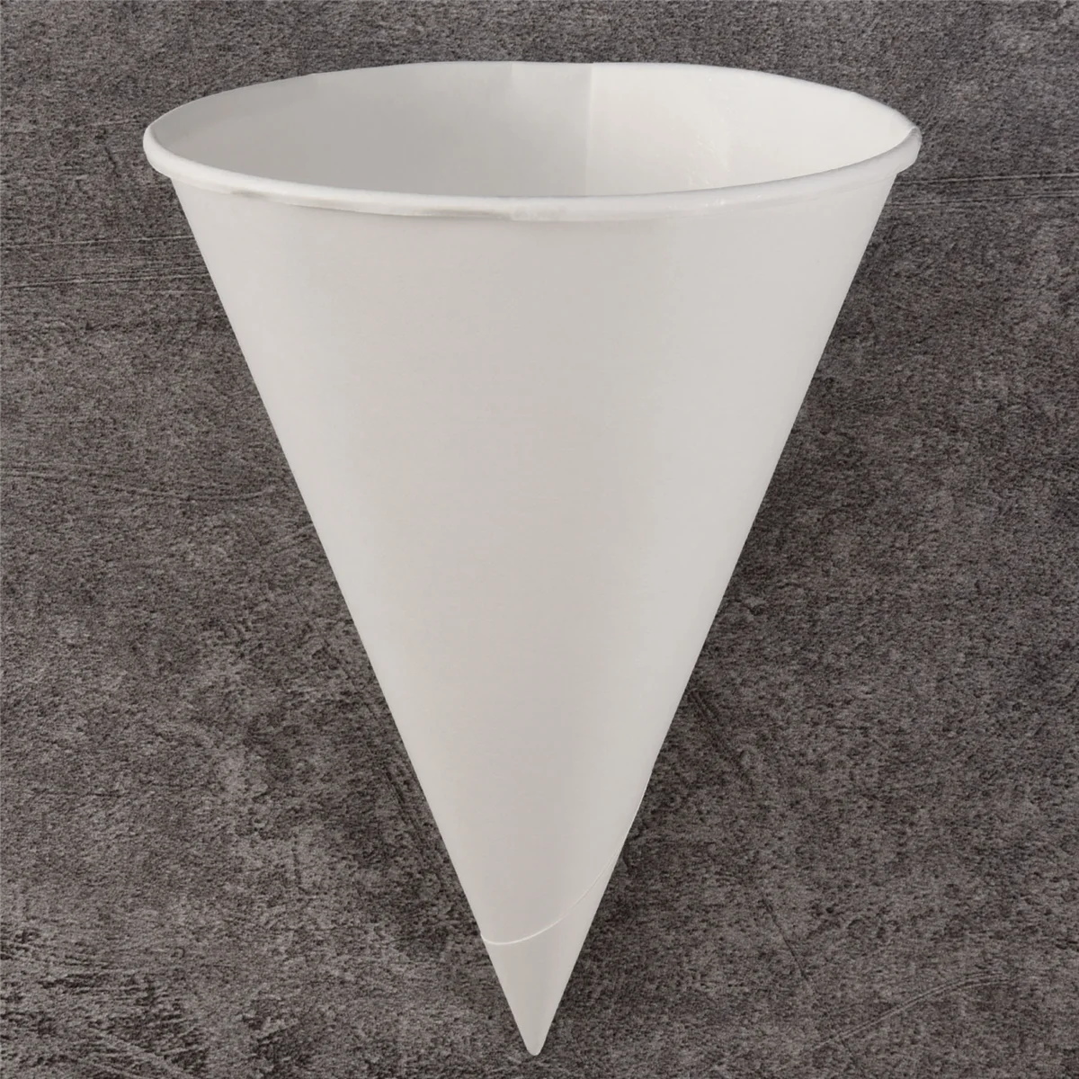 AD30-White Paper Cone Cups, Snow Cone Cups,Coated Leakproof Cone Paper Cups for , Shaved Ice, Water 200Pcs