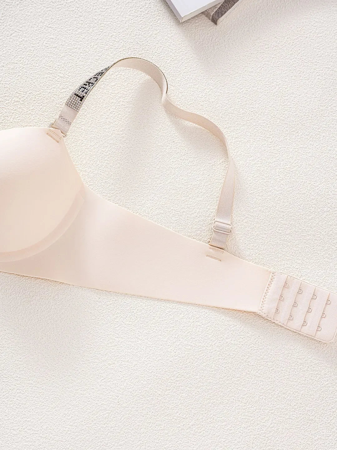 Wireless Letter Strap Bra Women's Summer Thin Comfortable Small Chest Gathered Look Big Sexy Anti-Sagging Exposed Bra