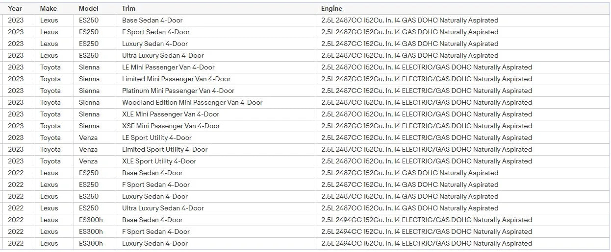 Car Air Filter OE NO. 17801-77050 1780177050