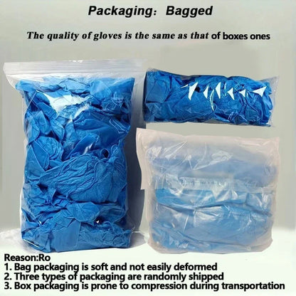 30/70/120PCS Disposable Blue Nitrile Gloves Suitable for Home Hotel Cleaning Baking Bread Kitchen Cleaning Gloves And Tools