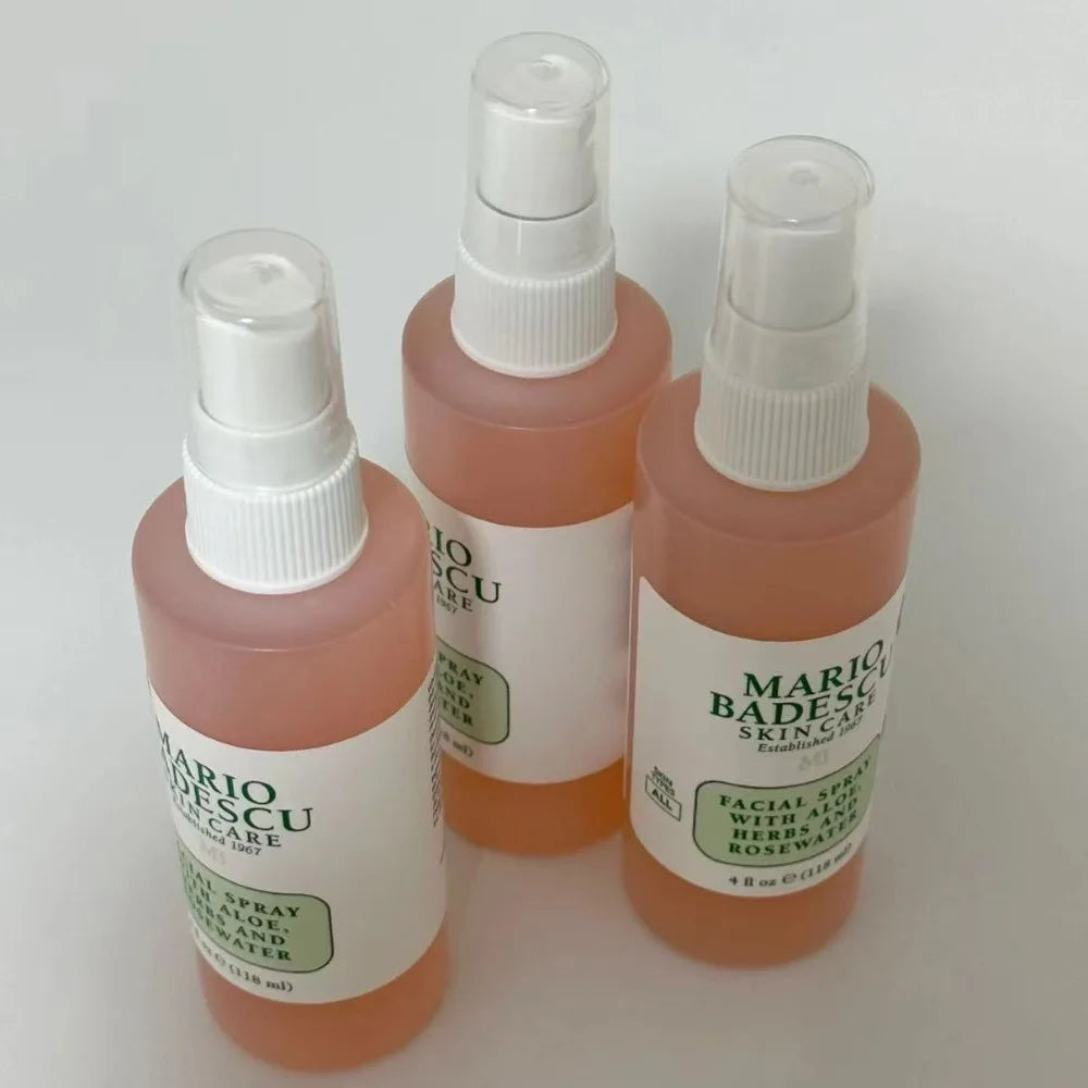 236ml Mario Badescu Facial Mist Hydrating Moisturizing Aloe Herbs Rosewater Brightening Refresh Dry Skin Relief Toner Skincare