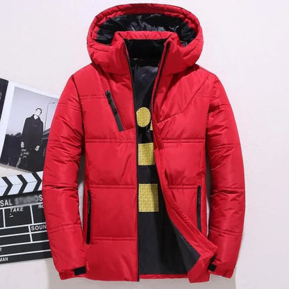Winter Jacket Men Casual Down Warm Hooded Coats Mens Fashion Outwear Windbreaker Thicken Parkas Casaco Masculino Brand Clothing