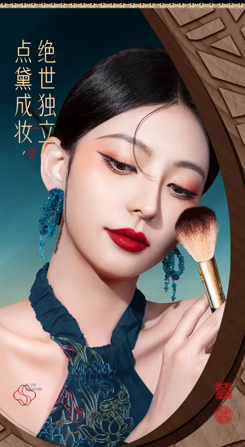 12pcs Makeup Cosmetic Set Lipstick Eye Shadow Mascara Gift Box Face Powder Air Cushion BB Cream Eyeliner Makeup Cosmetic