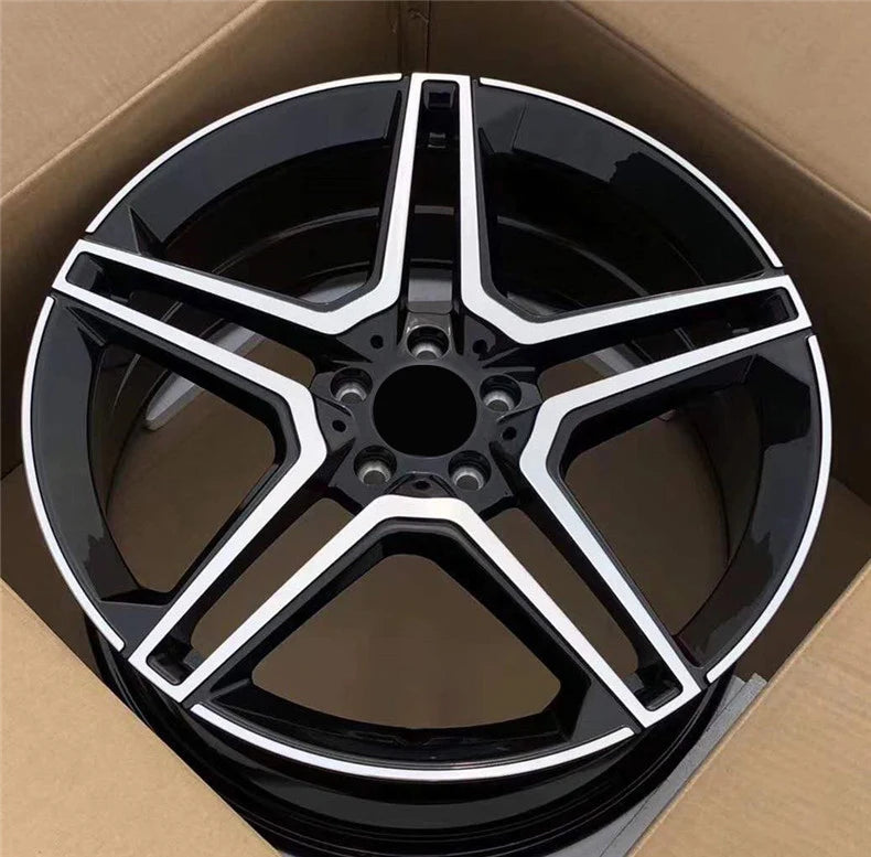 Suitable for Mercedes-Benz Wheels 18 Inch 20 Inch Gle Gla E300 S-Class S450 C200 5 Holes 5X112 Alloy Car Rims