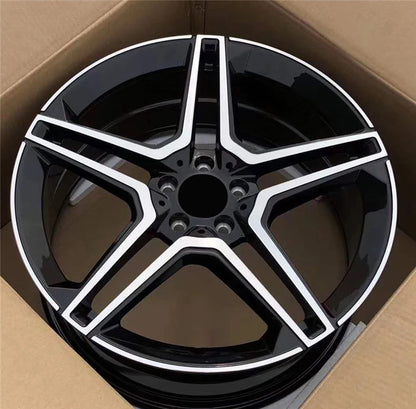 Suitable for Mercedes-Benz Wheels 18 Inch 20 Inch Gle Gla E300 S-Class S450 C200 5 Holes 5X112 Alloy Car Rims