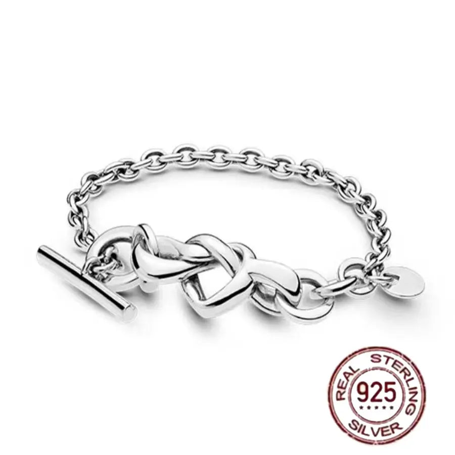 The best-selling S925 sterling silver heart-shaped crown snake bone chain is perfect for the original DlY bracelet! A perfect je