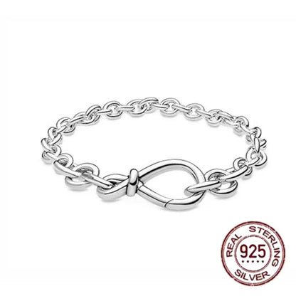 The best-selling S925 sterling silver heart-shaped crown snake bone chain is perfect for the original DlY bracelet! A perfect je