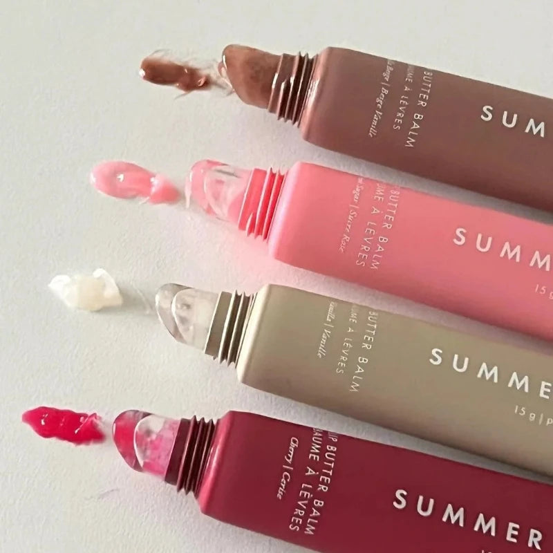 Summer Friday's 11 Color Lip Gloss Cherry Sweet Mint Pink Sugar 3PCS Lip Balm Set Moisturize Lipstick Lip Care Mini Suit Makeup