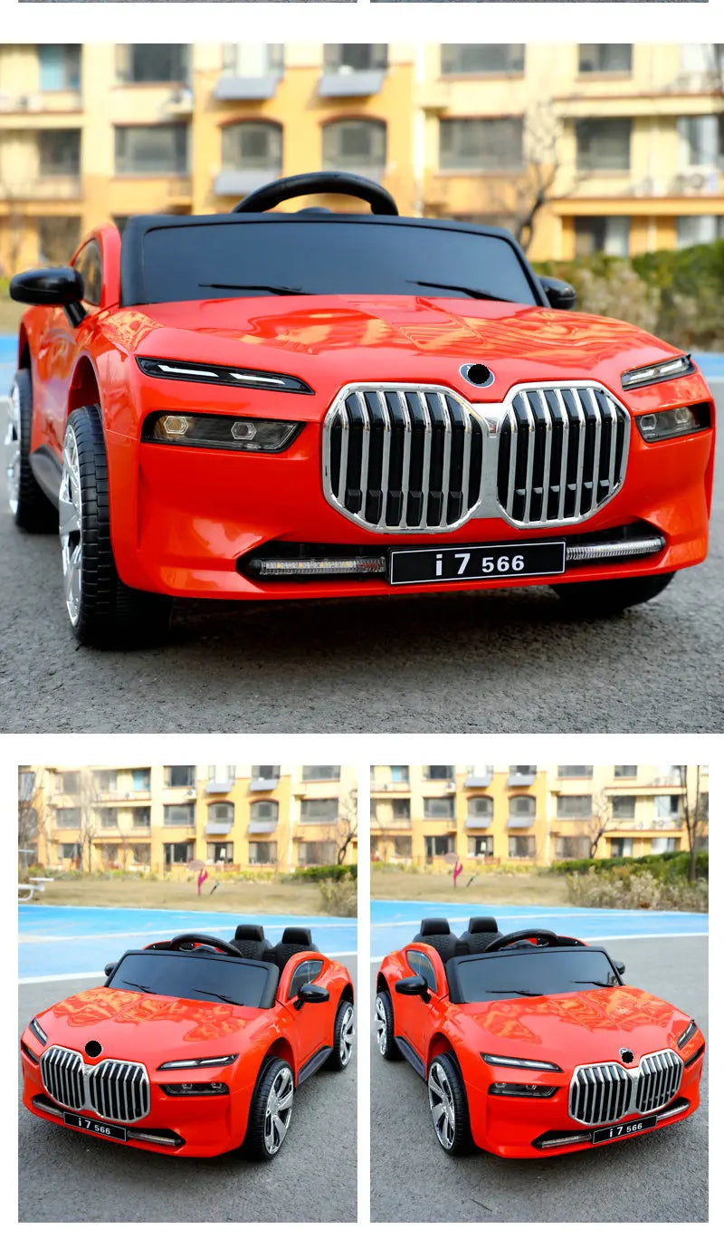 12V Big Battery 4 Drive Load 50KG New Children's Electric Vehicle Remote Control Charging Baby Toy Car Seatable Carriage