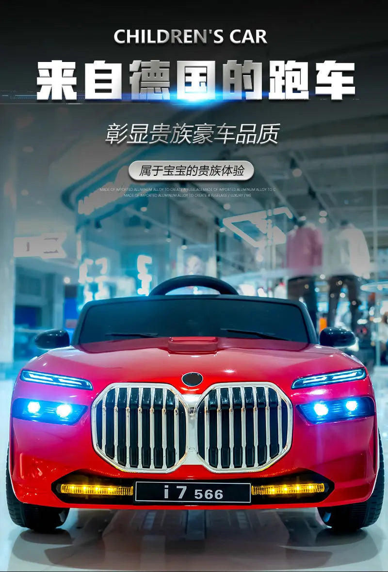 12V Big Battery 4 Drive Load 50KG New Children's Electric Vehicle Remote Control Charging Baby Toy Car Seatable Carriage