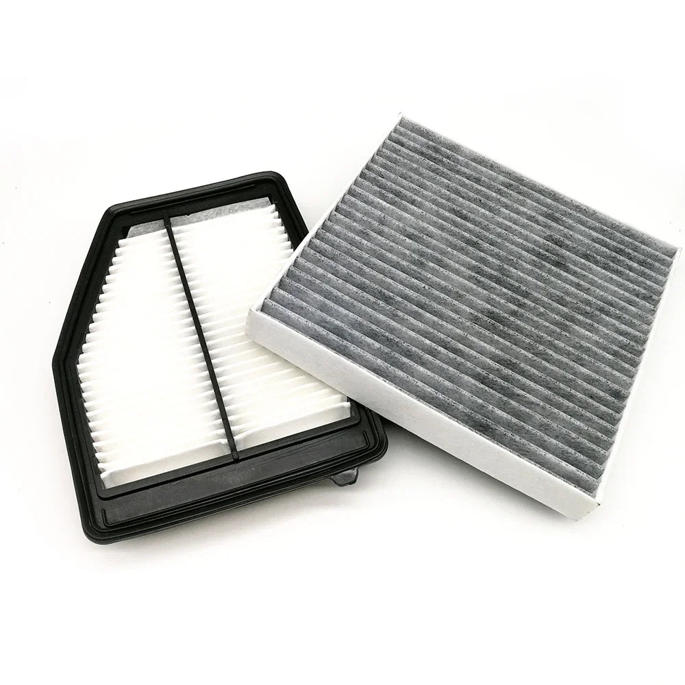 Yubao COMBONew Combo Set Engine & Carbonized Cabin Air Filter For Acura ILX 2013-2015 2.0L For Honda Civic 2012-2015 1.8L