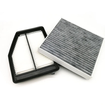 Yubao COMBONew Combo Set Engine & Carbonized Cabin Air Filter For Acura ILX 2013-2015 2.0L For Honda Civic 2012-2015 1.8L