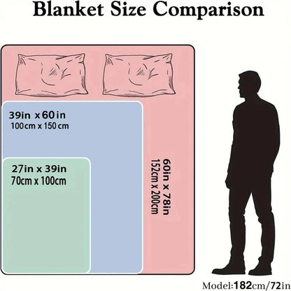 1PC Custom Name K-Pop Demon Hunters Blanket Girls Boys Plush Throw Blanket Novelty Warm Blanket All Season Gift
