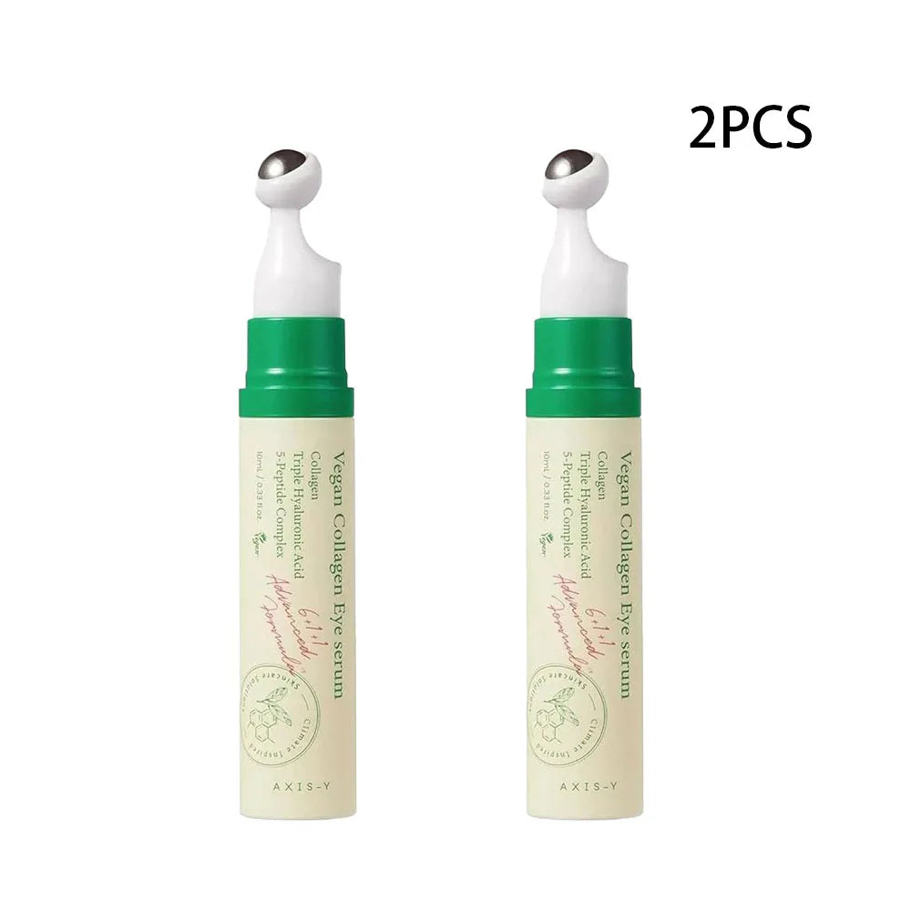 [AXIS-Y] 1/2pcs Collagen Eye Serum Roller Ball Improve Dullness Fade Fine Lines Nourishing Eye Care Stay Up Late Savior