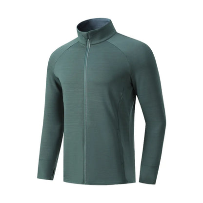 2025 Unisex Sports Jacket, Zip-Up Hooded Sweatshirt with Long Sleeves for Outdoor Training, Running and Casual Wear