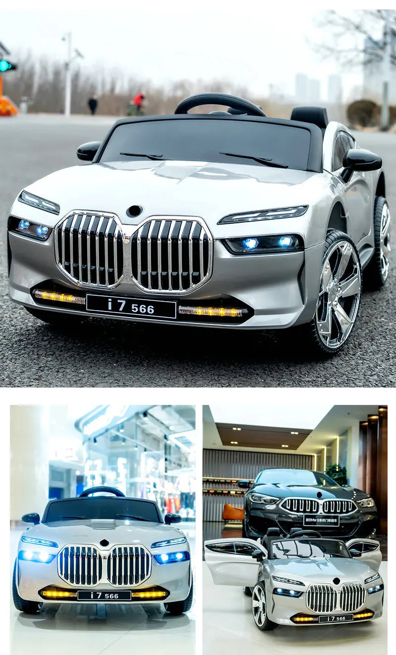 12V Big Battery 4 Drive Load 50KG New Children's Electric Vehicle Remote Control Charging Baby Toy Car Seatable Carriage