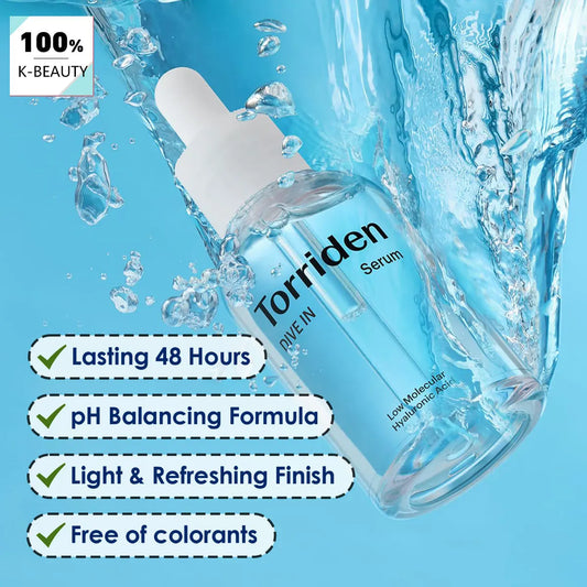 Torriden DIVE-IN Low-Molecular Hyaluronic Acid Serum 50ml,Refreshing&Non-Sticky,Barrier Strengthening,K-Beauty,Korean Makeup