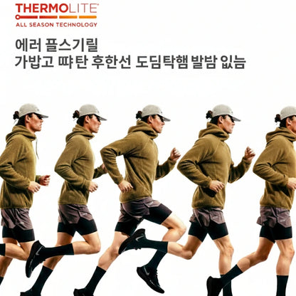 Thermolite® Hooded Sweatshirt: 2025 Winter Lightweight & Warm Hoodie Unisex Solid Color Thickened Hoodie for Autumn and Winter