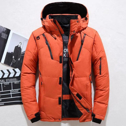 Winter Jacket Men Casual Down Warm Hooded Coats Mens Fashion Outwear Windbreaker Thicken Parkas Casaco Masculino Brand Clothing