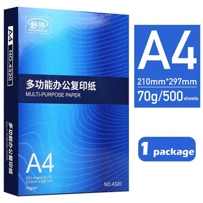 500/2500 Sheets A4 Copy Paper 70g/80g Printing Paper Full Box Batch Double-sided Office/home Use Scratch Paper Stationery