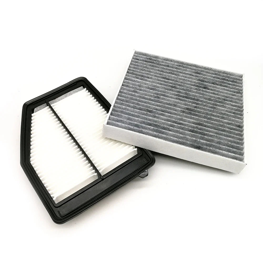 Yubao COMBONew Combo Set Engine & Carbonized Cabin Air Filter For Acura ILX 2013-2015 2.0L For Honda Civic 2012-2015 1.8L