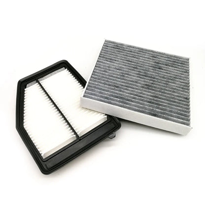 Yubao COMBONew Combo Set Engine & Carbonized Cabin Air Filter For Acura ILX 2013-2015 2.0L For Honda Civic 2012-2015 1.8L