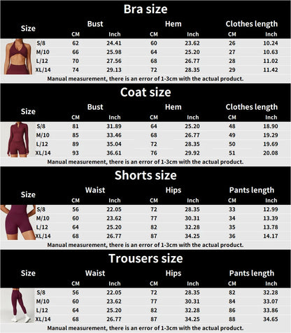 Seamless Yoga Set Gym Clothes 2PCS Women Sportswear Yoga Suits Tracksuits Fitness Long Sleeved Jacket Sports Bra Gym Leggings